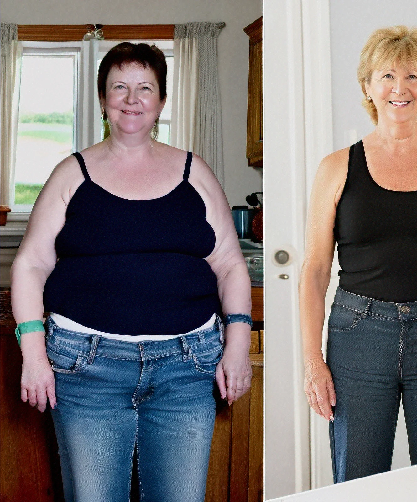 Helen before and after